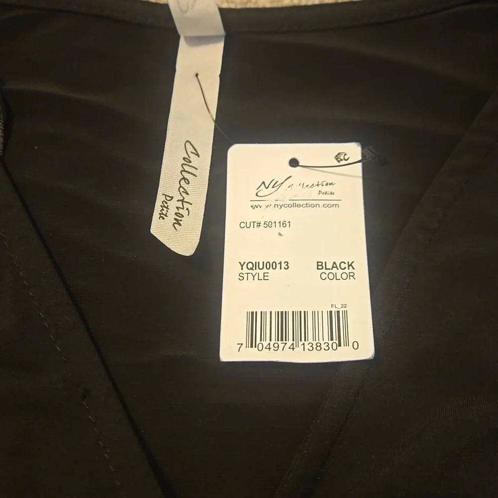 Ny Collection Womens Black Jumpsuit Size Small Petite - Picture 4 of 4